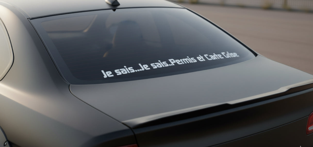 Autocollant Je sais je sais…